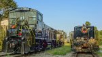 LRS #2424 & #2433 Switcher and LRS #910Yard Slug